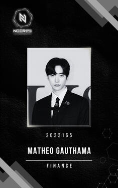 Matheo Gauthama Madhava - Finance