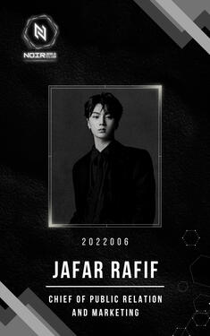 Jafar Rafif Alvanendra Malik - Chief of Public Relation & Marketing