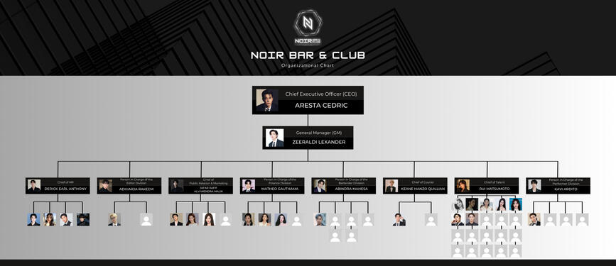 Noir Organizational Chart